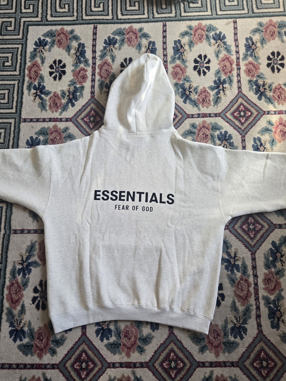 Essentials Hoodie White/ Light Gray
